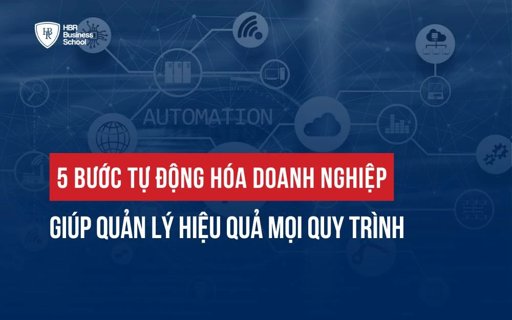5 BƯỚC TỰ ĐỘNG HÓA DOANH NGHIỆP GIÚP QUẢN LÝ HIỆU QUẢ MỌI QUY TRÌNH