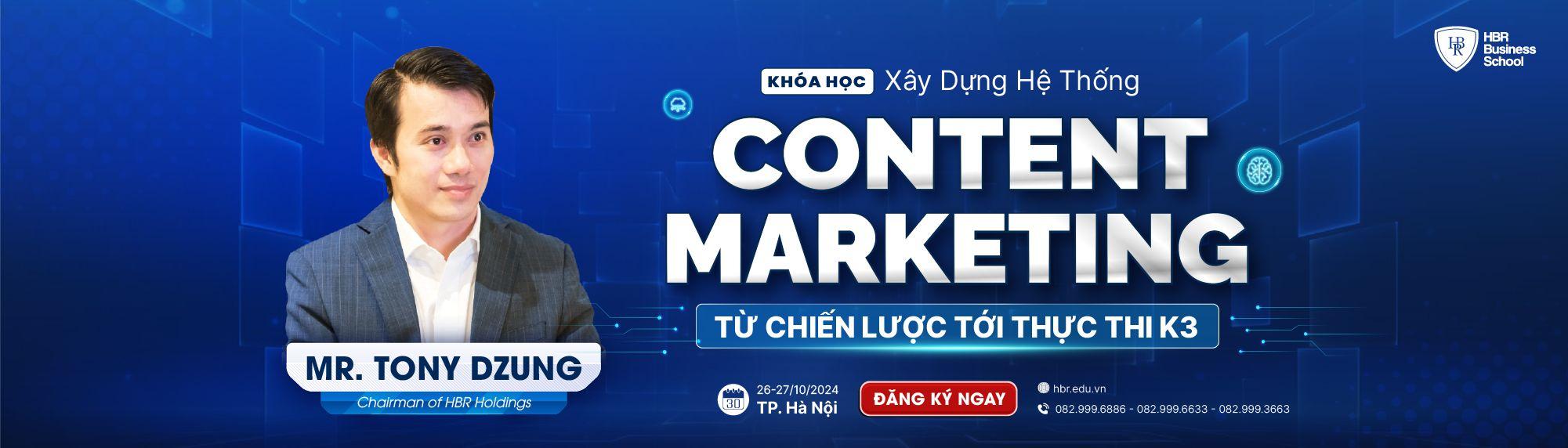 XÂY DỰNG VÀ VẬN HÀNH HỆ THỐNG CONTENT MARKETING TỪ CHIẾN LƯỢC ĐẾN THỰC THI K3