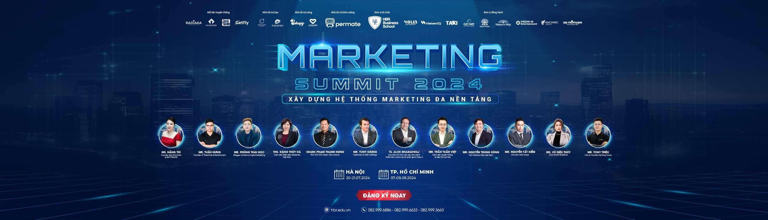 MARKETING SUMMIT 2024: XÂY DỰNG HỆ THỐNG MARKETING ĐA NỀN TẢNG (TP. HỒ CHÍ MINH)