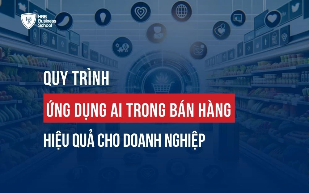 QUY TRÌNH ỨNG DỤNG AI TRONG BÁN HÀNG HIỆU QUẢ CHO DOANH NGHIỆP
