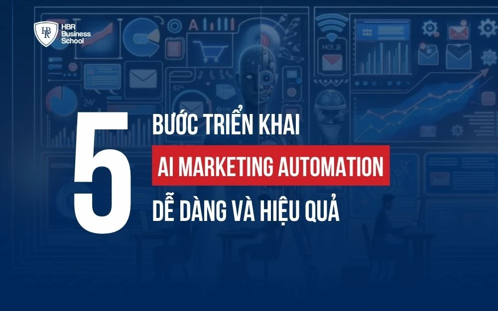 5 BƯỚC TRIỂN KHAI AI MARKETING AUTOMATION DỄ DÀNG VÀ HIỆU QUẢ