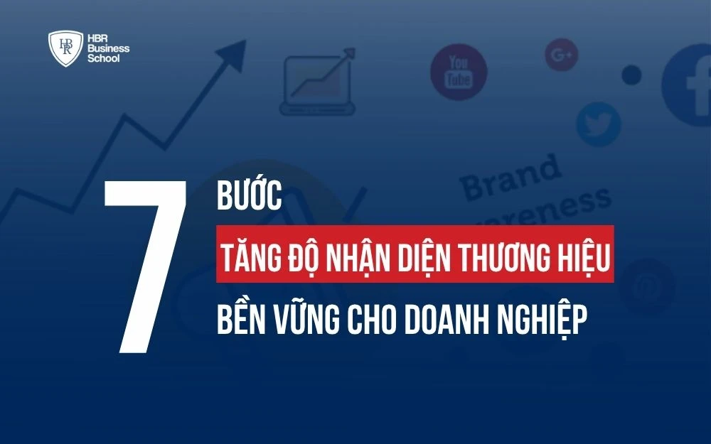 7 BƯỚC TĂNG ĐỘ NHẬN DIỆN THƯƠNG HIỆU BỀN VỮNG CHO DOANH NGHIỆP