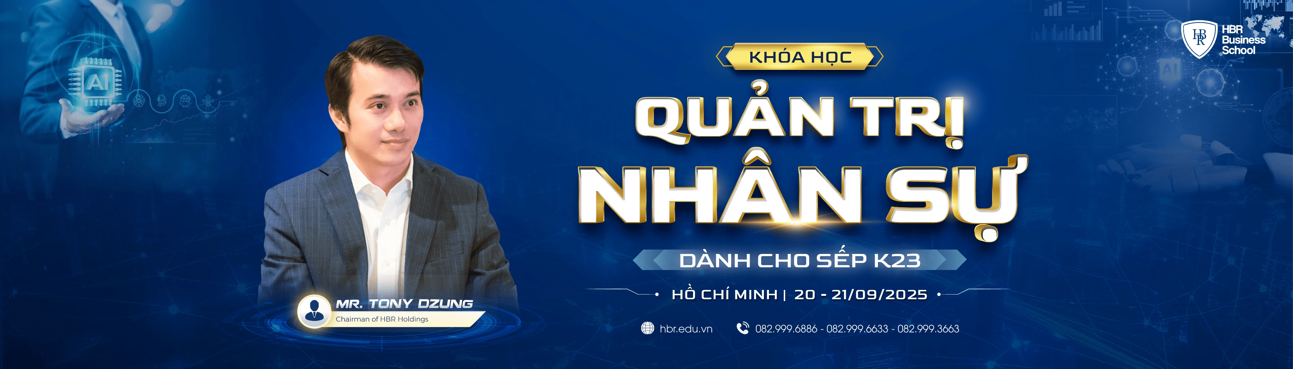 QUẢN TRỊ NHÂN SỰ DÀNH CHO SẾP K23