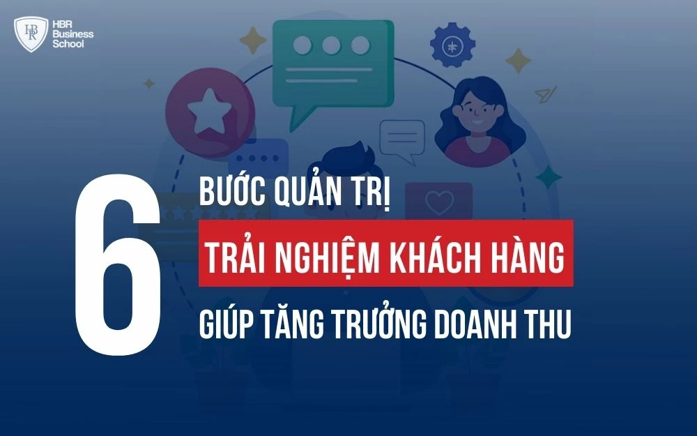 6 BƯỚC QUẢN TRỊ TRẢI NGHIỆM KHÁCH HÀNG GIÚP TĂNG TRƯỞNG DOANH THU
