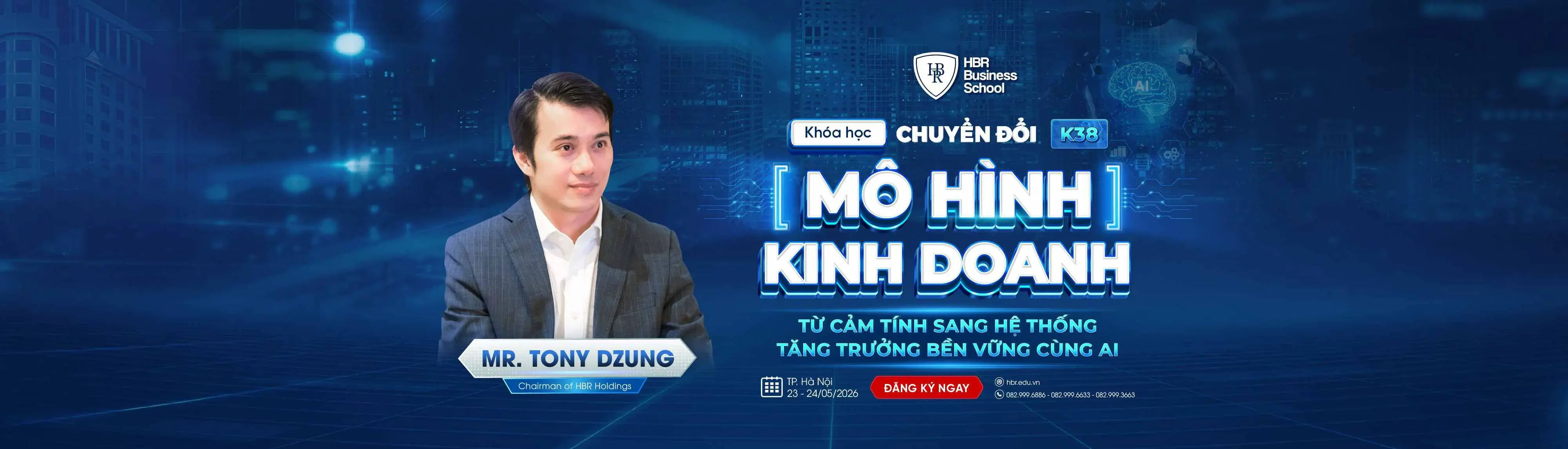 CHUYỂN ĐỔI MÔ HÌNH KINH DOANH CÙNG AI K38
