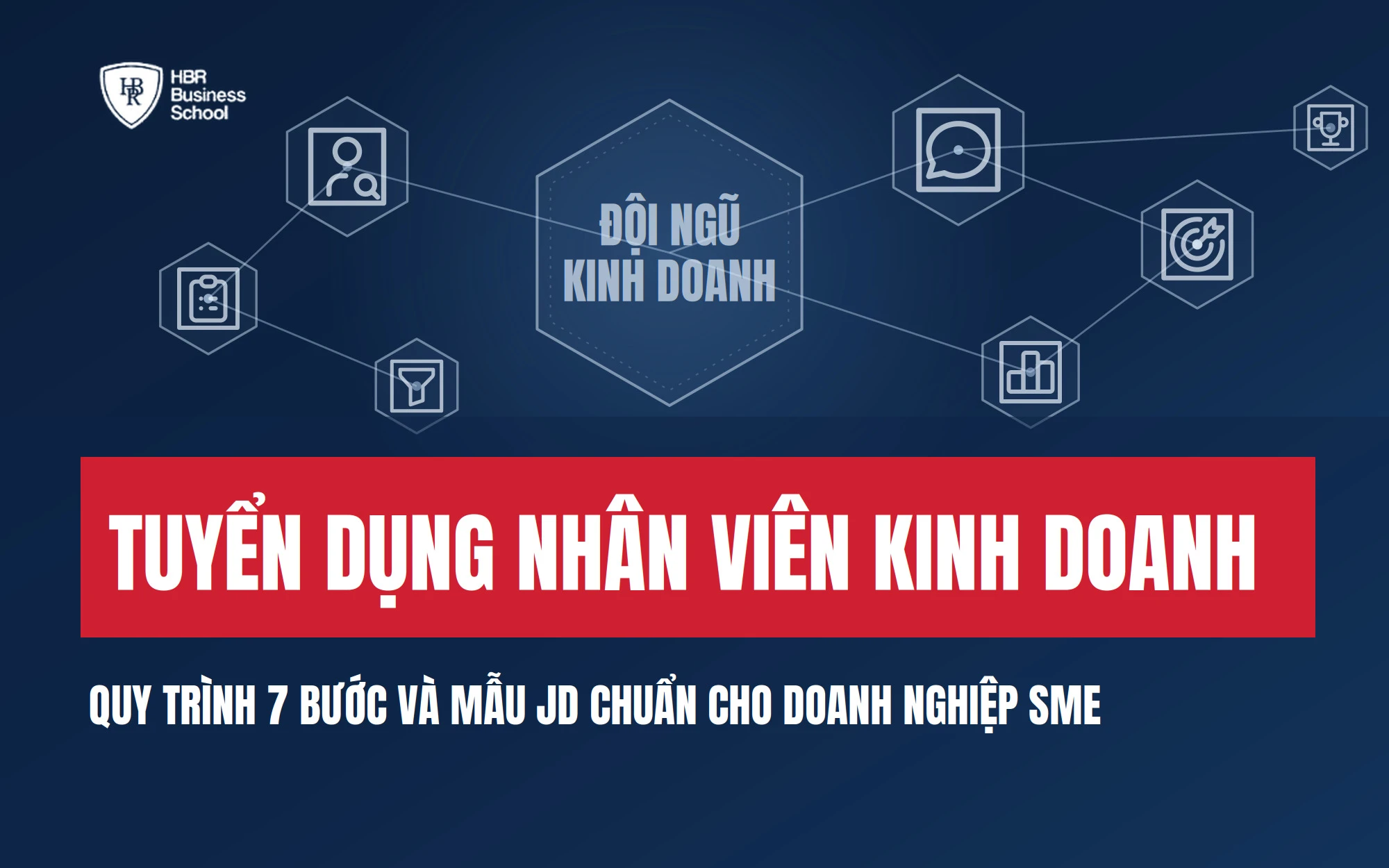 TUYỂN DỤNG NHÂN VIÊN KINH DOANH: QUY TRÌNH 7 BƯỚC VÀ MẪU JD CHUẨN