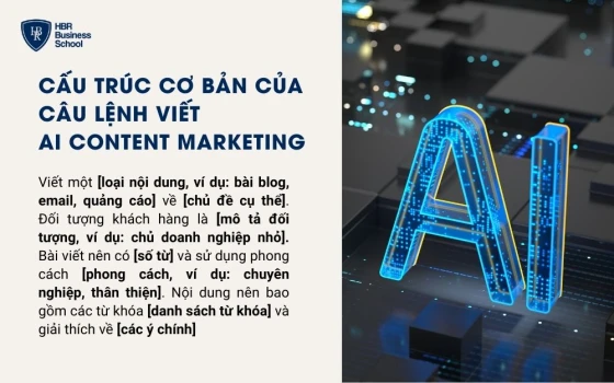 Cấu trúc cơ bản của câu lệnh AI viết nội dung hiệu quả