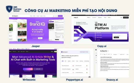 5 công cụ AI Marketing miễn phí giúp tạo nội dung