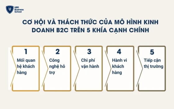 Cơ hội và thách thức của mô hình kinh doanh B2C trên 5 khía cạnh chính