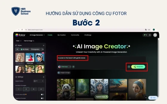 Nhập nội dung mô tả hình ảnh bạn muốn tạo