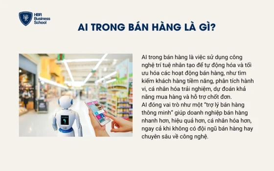 AI trong bán hàng là gì?
