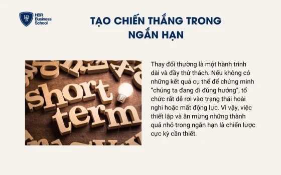 Tạo chiến thắng trong ngắn hạn