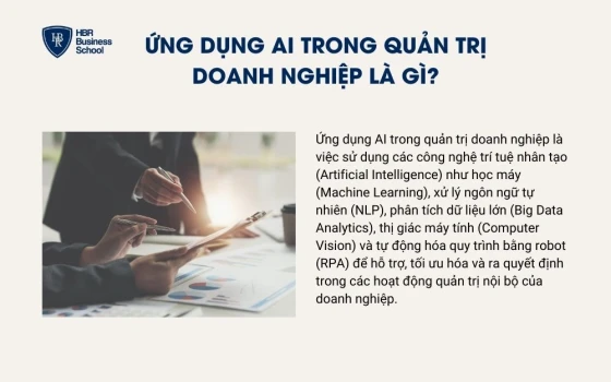 Ứng dụng AI trong quản trị doanh nghiệp là gì?