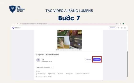 Chỉnh sửa video