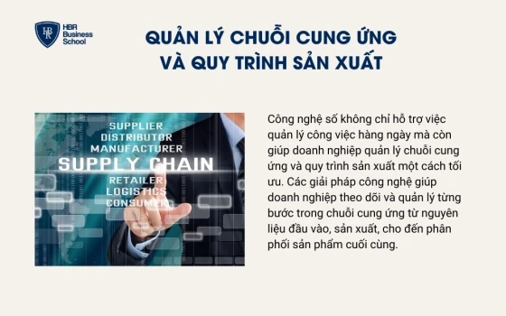 Quản lý chuỗi cung ứng và quy trình sản xuất