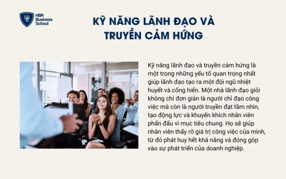 Kỹ năng lãnh đạo và truyền cảm hứng