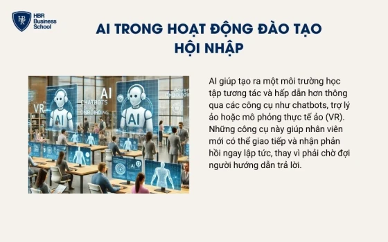 AI trong hoạt động đào tạo hội nhập