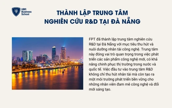 Thành lập trung tâm nghiên cứu R&D tại Đà Nẵng