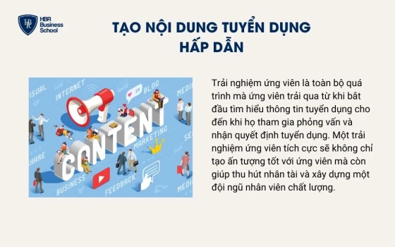 Tạo nội dung tuyển dụng hấp dẫn