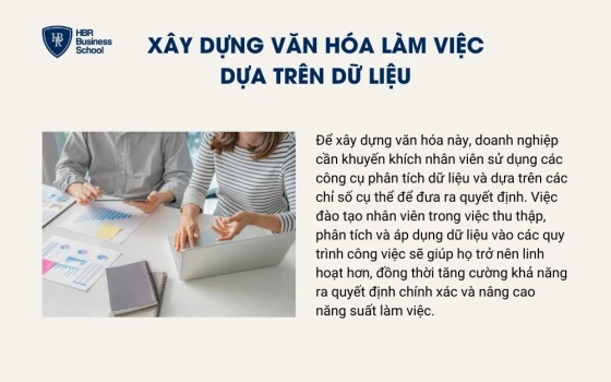 Xây dựng văn hóa làm việc dựa trên dữ liệu