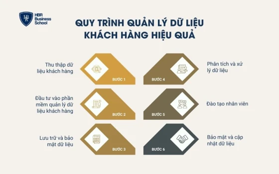 Quy trình quản lý dữ liệu khách hàng hiệu quả