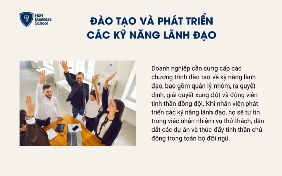 Đào tạo và phát triển các kỹ năng lãnh đạo