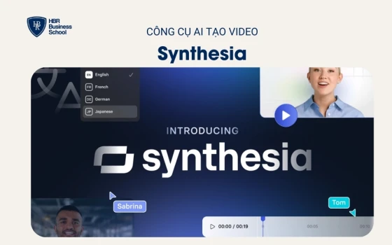 Công cụ AI tạo video – Synthesia