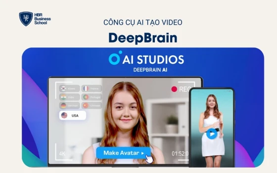 Công cụ AI tạo video – DeepBrain