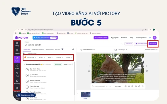 Tải video về thiết bị
