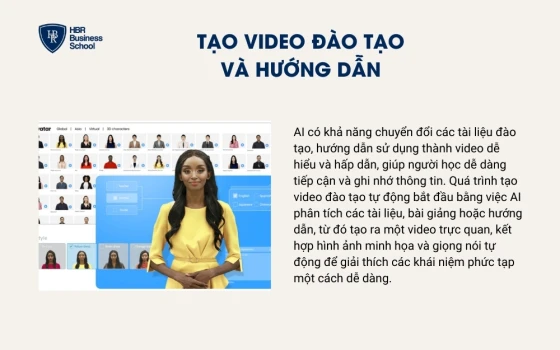Tạo video đào tạo và hướng dẫn