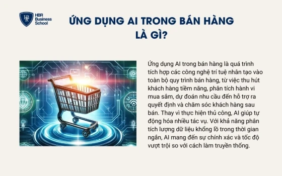 Ứng dụng AI trong bán hàng là gì?