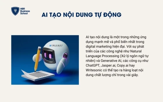 AI tạo nội dung tự động