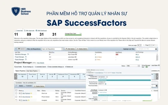Phần mềm hỗ trợ quản lý nhân sự – SAP SuccessFactors