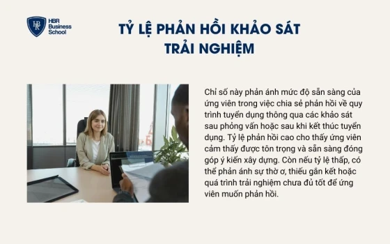Tỷ lệ phản hồi khảo sát trải nghiệm