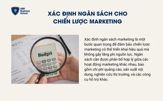 Xác định ngân sách cho chiến lược marketing