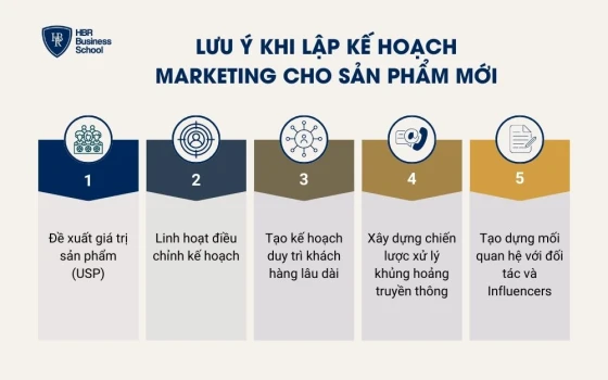 Lưu ý khi lập kế hoạch marketing cho sản phẩm mới