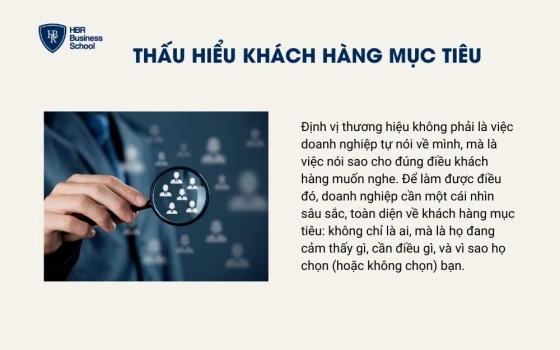 Thấu hiểu khách hàng mục tiêu