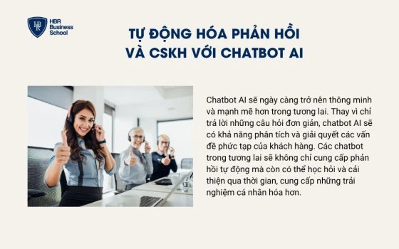 Tự động hóa phản hồi và chăm sóc khách hàng với Chatbot AI
