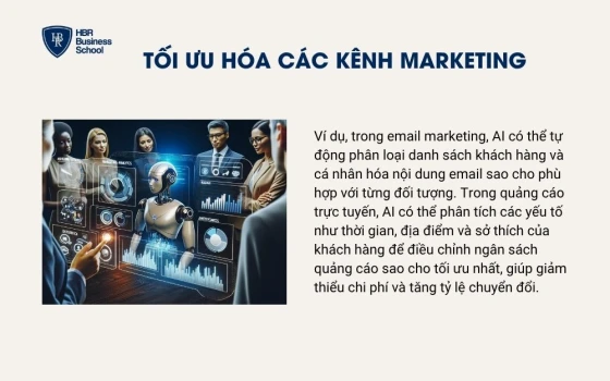 Tối ưu hóa các kênh marketing