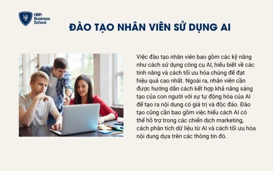 Đào tạo nhân viên sử dụng AI