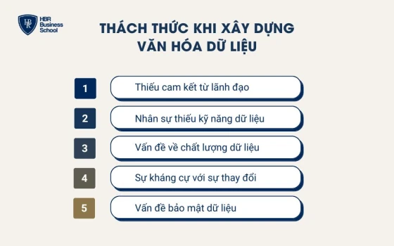 Thách thức khi xây dựng văn hóa dữ liệu