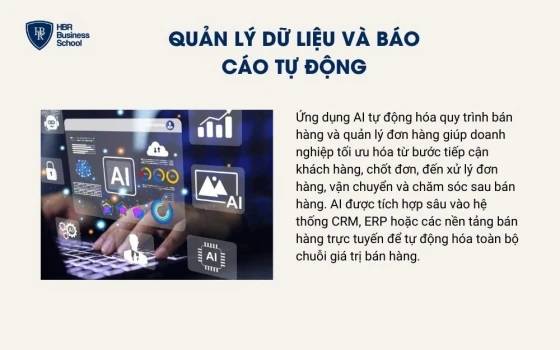 Quản lý dữ liệu và báo cáo tự động