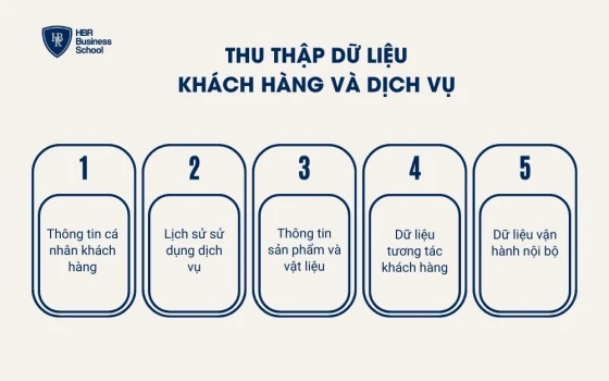 Thu thập dữ liệu khách hàng và dịch vụ