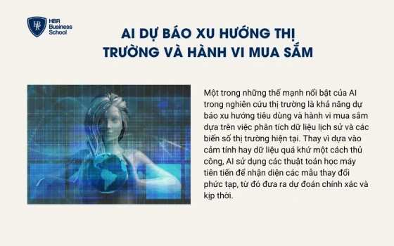 AI dự báo xu hướng thị trường và hành vi mua sắm