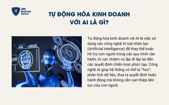 Tự động hóa kinh doanh với AI là gì?