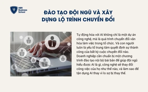 Đào tạo đội ngũ và xây dựng lộ trình chuyển đổi