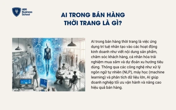 AI trong bán hàng thời trang là gì?