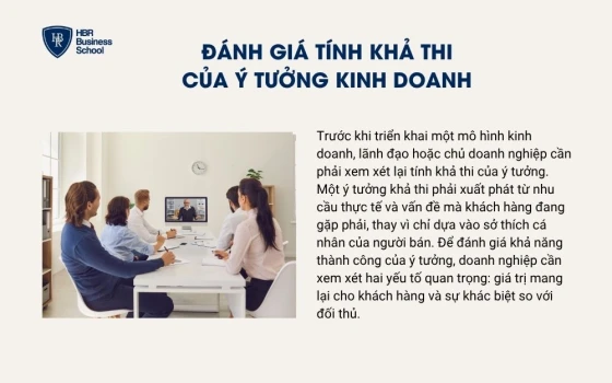 Đánh giá tính khả thi của ý tưởng kinh doanh