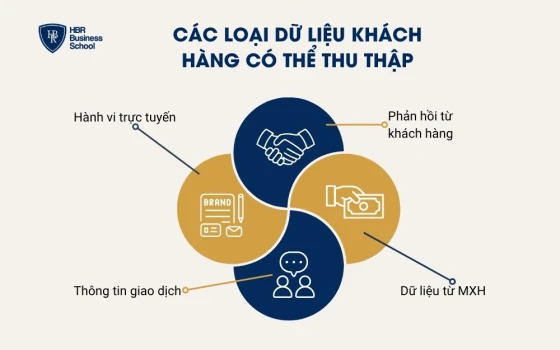Các loại dữ liệu khách hàng có thể thu thập