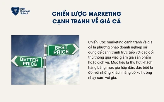 Chiến lược marketing cạnh tranh về giá cả